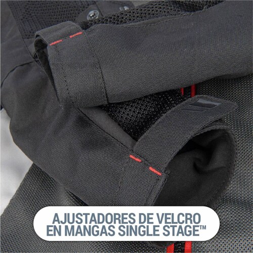 Chamarra Joe Rocket Moto Protecciones ION Mesh Negro 