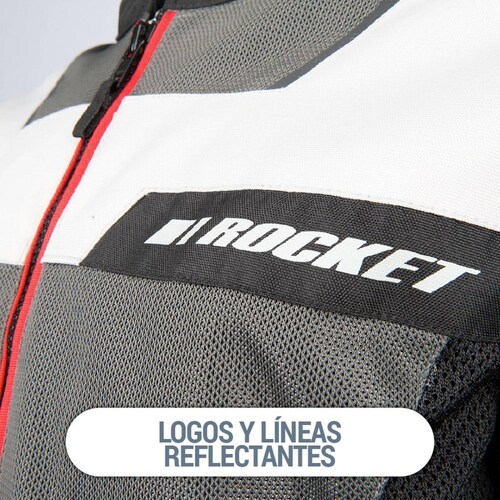 Chamarra Joe Rocket Moto Protecciones ION Mesh Negro 