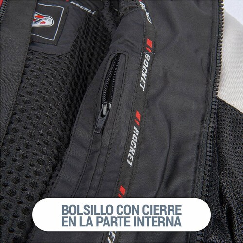 Chamarra Joe Rocket Moto Protecciones ION Mesh Negro 