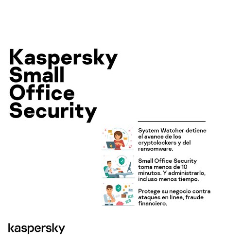 Kaspersky Small Office Security 6 Disp, 1 Server, 2años