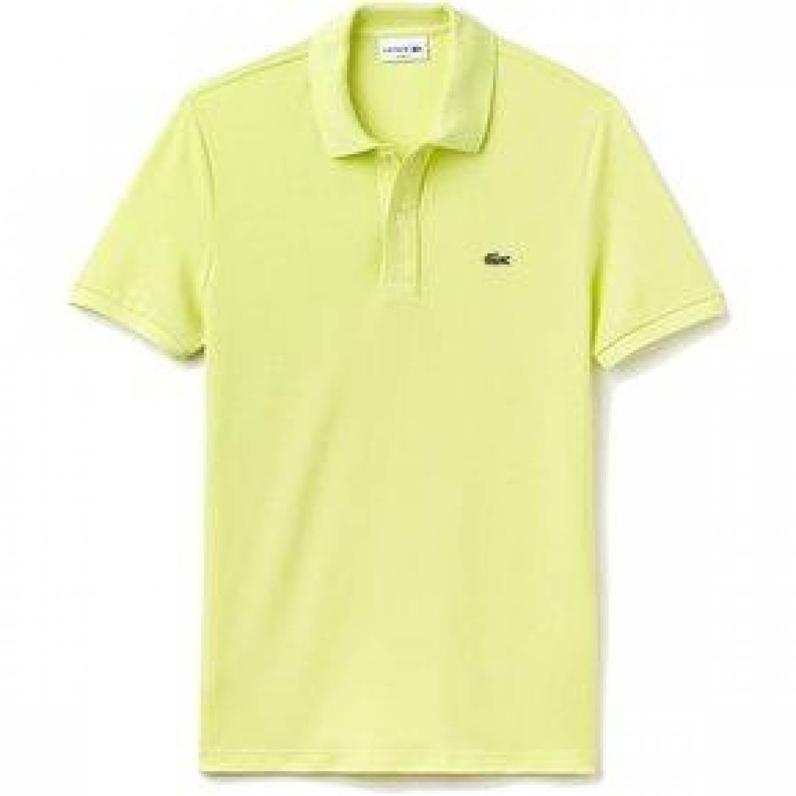 Playera discount lacoste amarilla