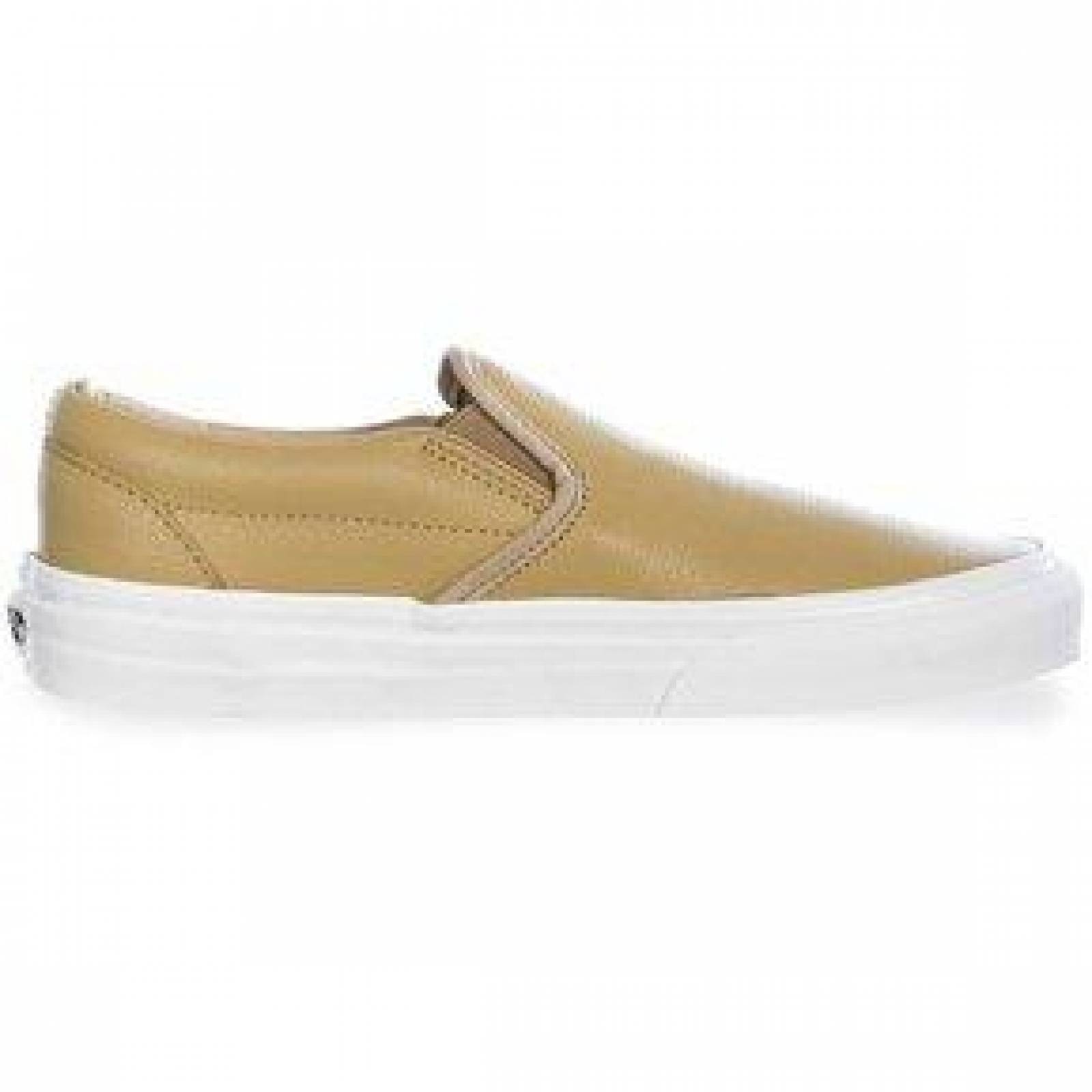 Vans de on sale piel slip on