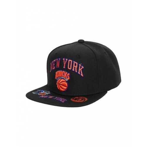 Gorra Mitchell & Ness New York Knicks Loaded Basquetbol NBA Negro UNITALLA