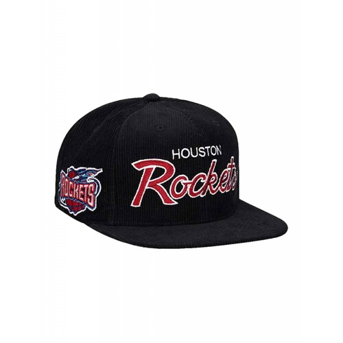 Gorra Mitchell & Ness Houston Rockets Cord Script Basquetbol NBA 