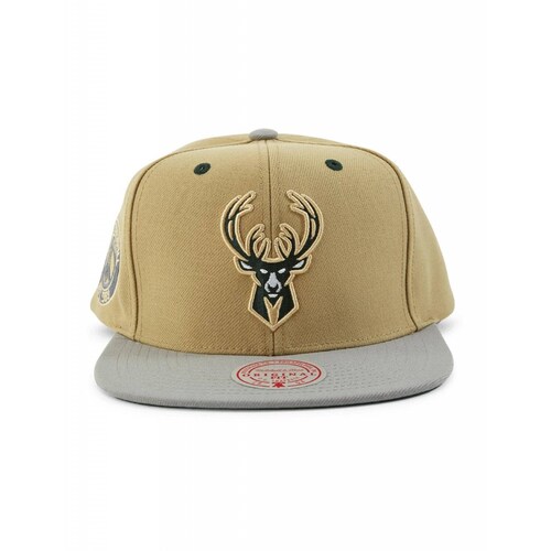 Gorra Mitchell & Ness Milwaukee Bucks Classic Canvas NBA Basquetbol 