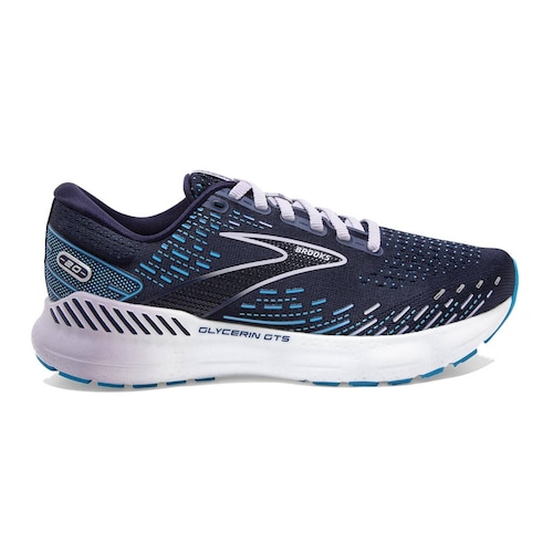 Tenis Brooks Glycerin GTS 20 Mujer Road Running Pronador 