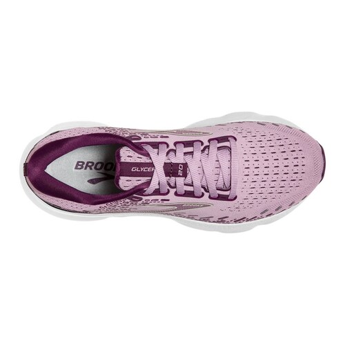 Tenis Brooks Glycerin 20 Mujer Road Running Supinador 