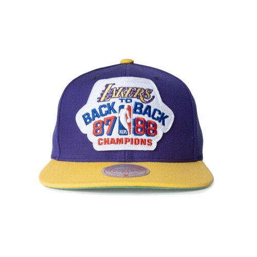 Gorra Mitchell & Ness 87/88 Los Angeles Lakers NBA Basquetbol 