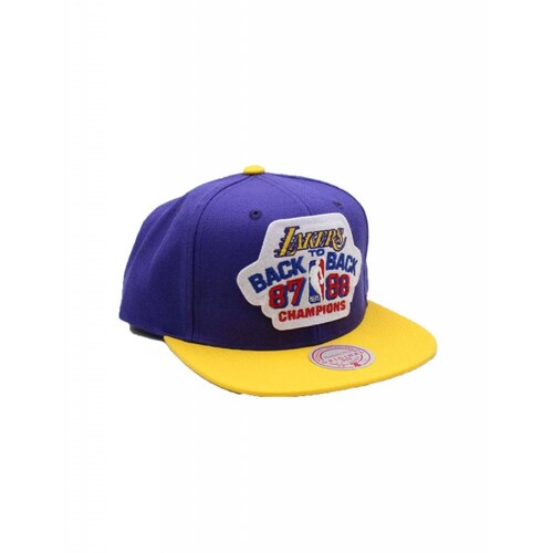 Gorra Mitchell & Ness 87/88 Los Angeles Lakers NBA Basquetbol 