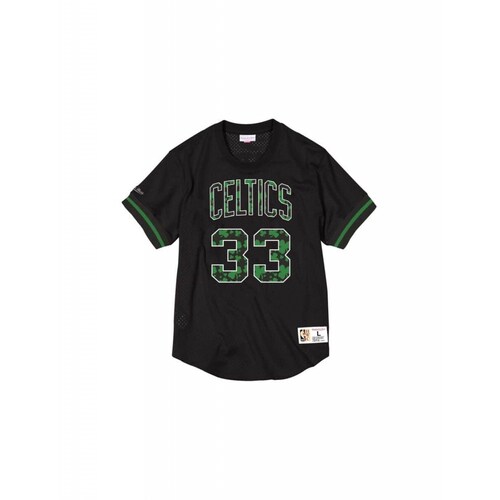 Jersey Mitchell & Ness Mesh Crewneck Boston Celtics Larry Bird 