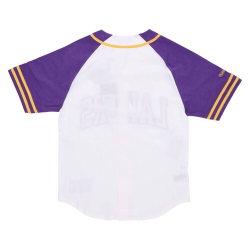 Jersey Mitchell & Ness Hombre Los Angeles Lakers Practice 