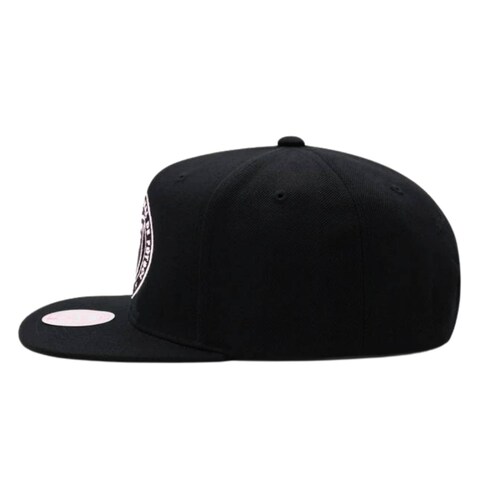 Gorra Mitchell & Ness MLS New Pink Crest Inter Miami Hombre 