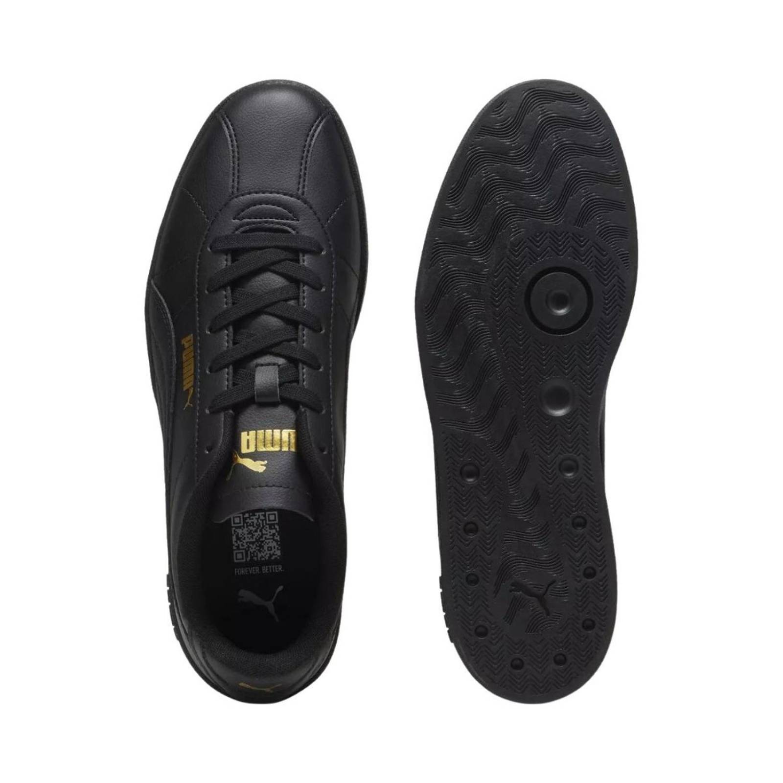 Tenis Puma Club II SL Black Hombre Juvenil