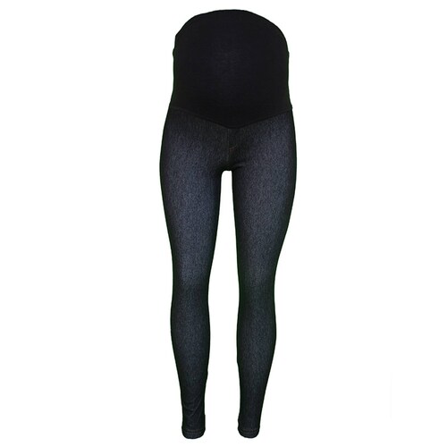 Pantalon Mayon leggins Negro tipo mezclilla Ropa de Maternidad Algodon/Elastano AMOR MIO MATERNIDAD