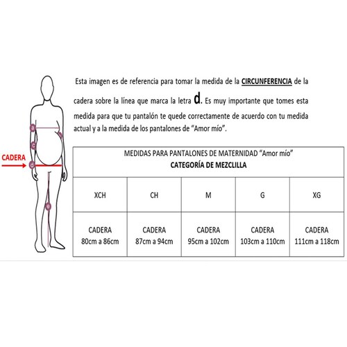 Pantalón de Mezclilla Strech Azul Cielo ropa de Maternidad AMOR MÍO MATERNIDAD