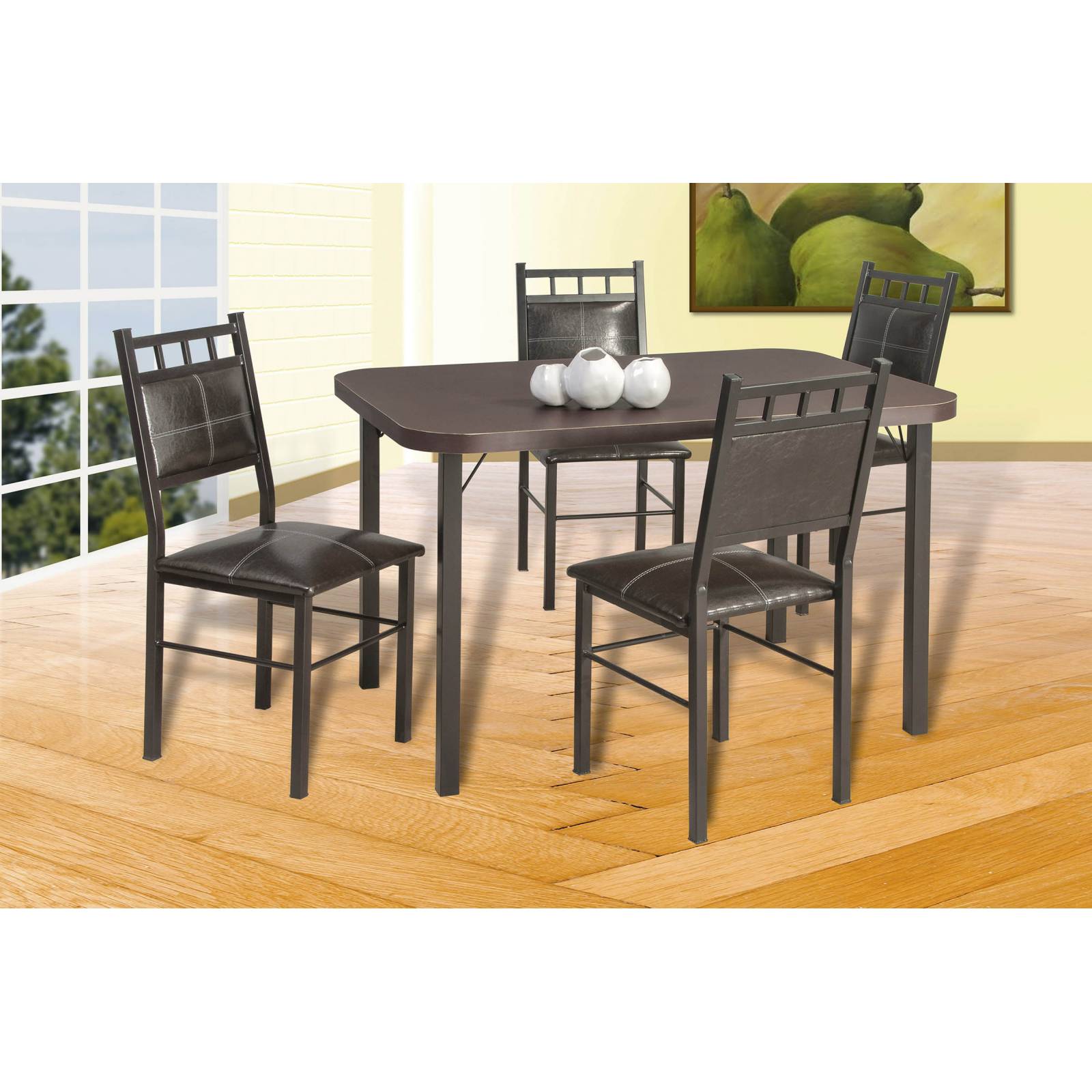 Comedor puebla 4 sillas tubulares y cubierta de formica - Sears