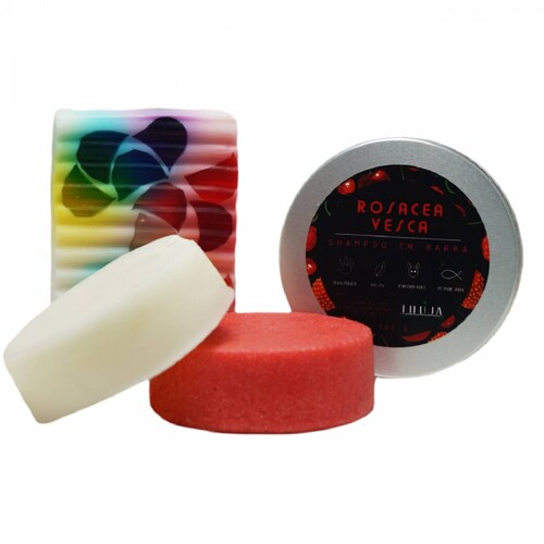 Kit Solid Shower THUJA Shampoo Rosacea Vesca+Acondicionador+Jabon Barra Avena & Miel