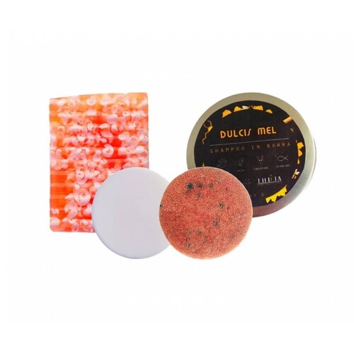 Kit Solid Shower THUJA Shampoo Dulcis Mel+Acondicionador+Jabon Barra Frutos Rojos