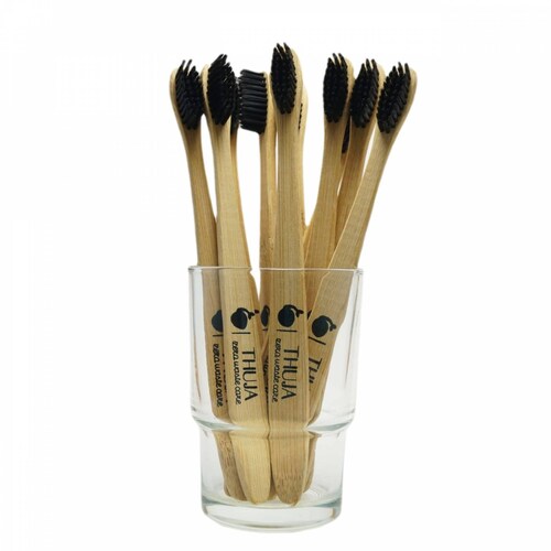 Kit de 10 Cepillos Dentales THUJA Eco-Friendly Bambu