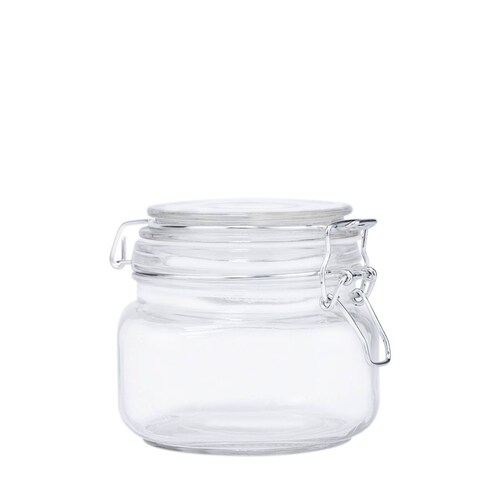 Frasco Especiero de Vidrio Hermetico con Broche 500 ml