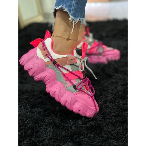 Tenis Sneakers Casual para Dama Hanna MX Koby Pink