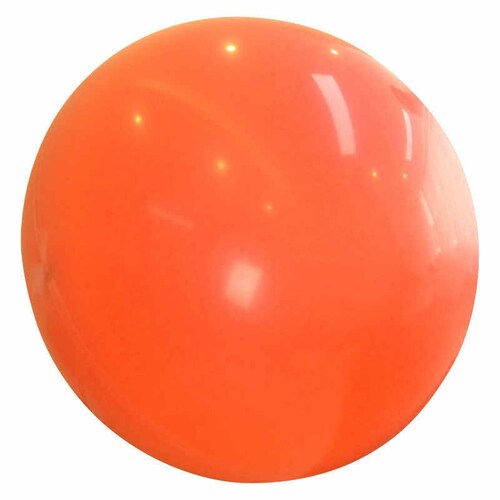 Globo Gigante Metálico Esfera Burbuja Pvc de 24 Pulgadas Naranja