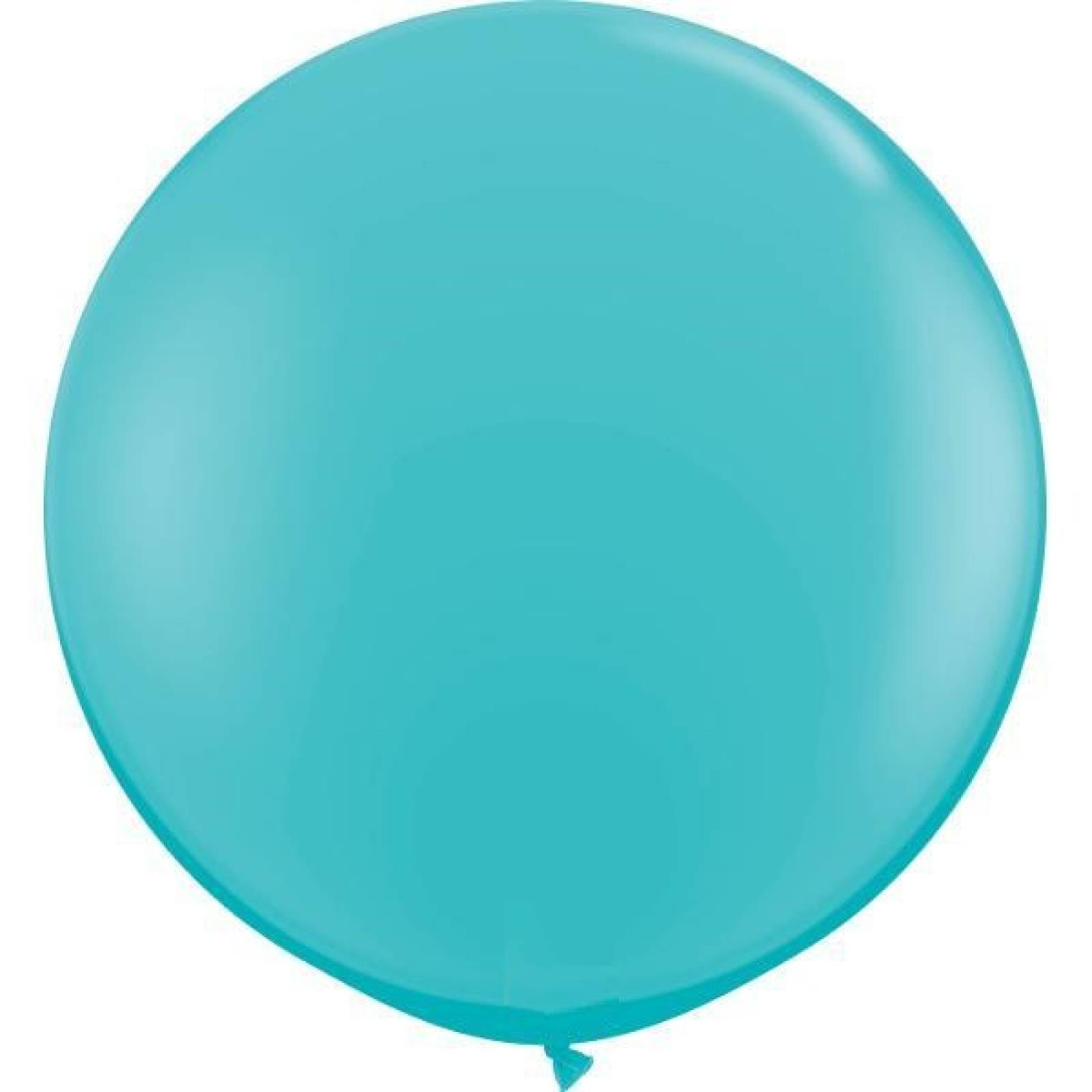 Globo gigante metálico esfera burbuja pvc de 24 pulgadas turquesa  - Sears