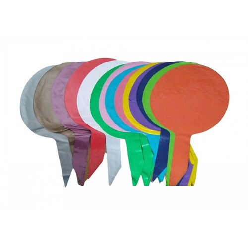 Globo Gigante Metálico Esfera Burbuja Pvc de 24 Pulgadas Morado.