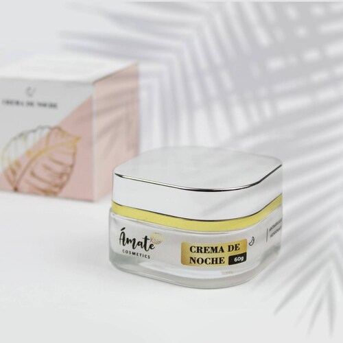 Crema Facial de Noche antiarrugas e Hidratante 60ml.