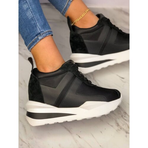 Tenis Sneakers Casual para Dama Hanna MX Sweet Lime Black
