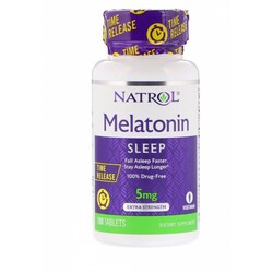 Natrol Melatonin Sleep, Liberacion Prolongada 5mg, 100 tabletas