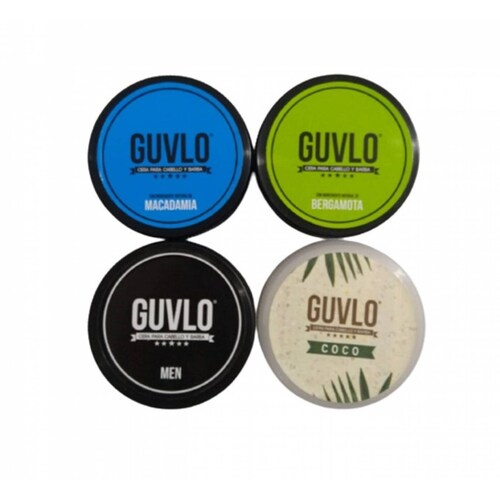 Cera Para Hombre Guvlo, Cabello Barba Y Bigote 150 Gr Men