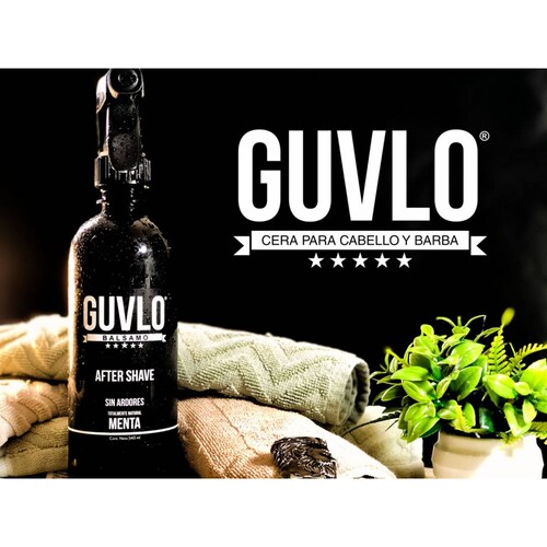 Locion After Shave Guvlo, Menta Natural 540 ml