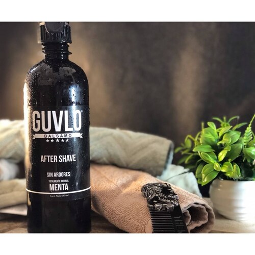 Locion After Shave Guvlo, Menta Natural 540 ml