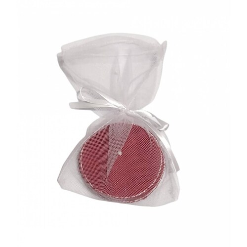10 Pads Toallitas Desmaquillantes Reutilizables Ecologica Roja