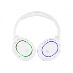 Audifonos Inalambricos Bluetooth Led Light/3.5MM AUX Color Blanco