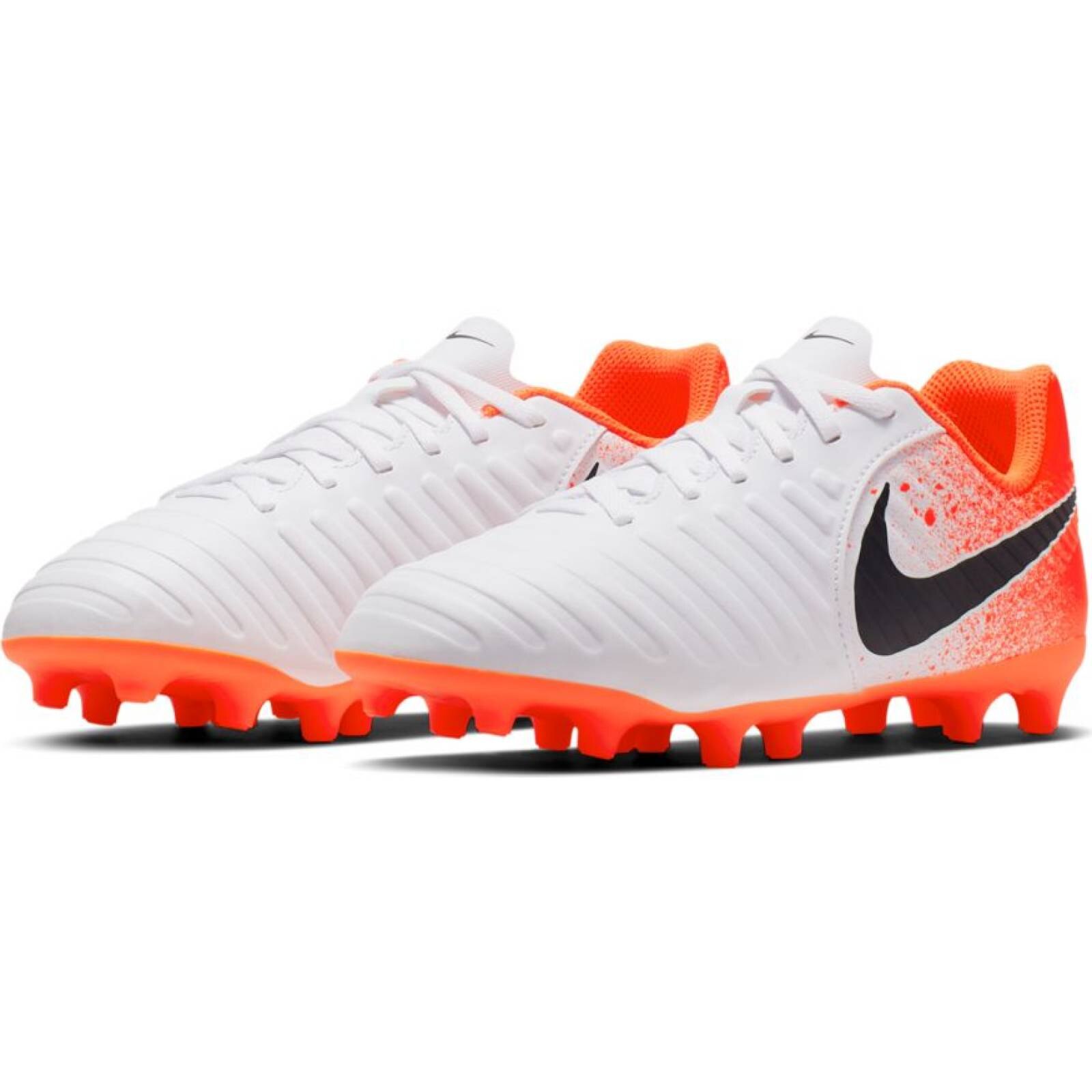 Nike tiempo naranja y blanco on sale