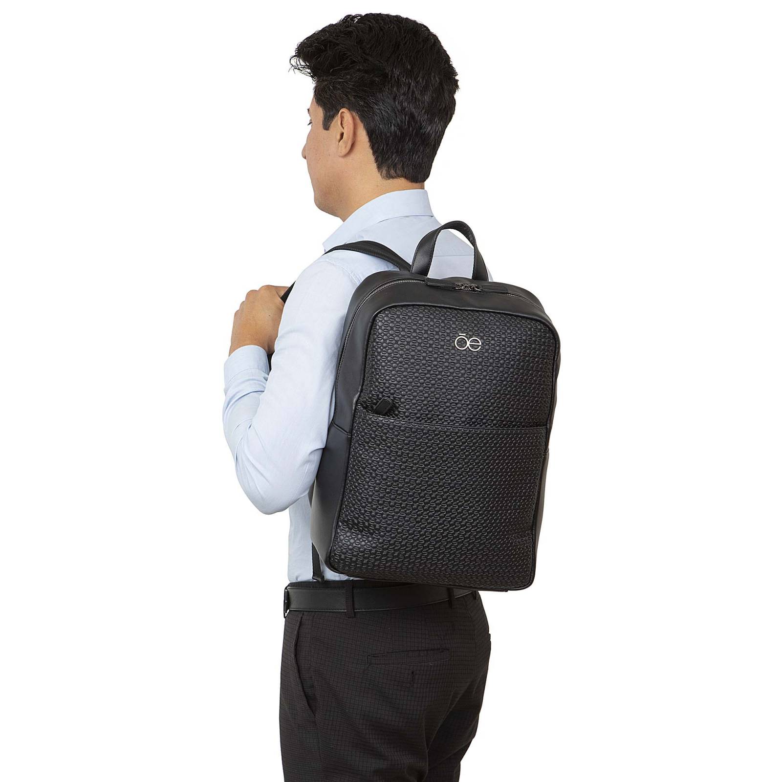 Mochila Porta Laptop para Hombre Cloe Uomo 15 Piel Genuina