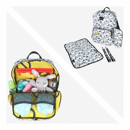 Pañalera Backpack para Mujer Peanuts x Oe Textil