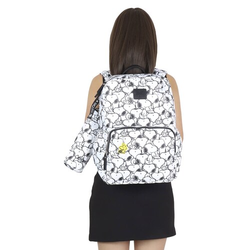 Pañalera Backpack para Mujer Peanuts x Oe Textil