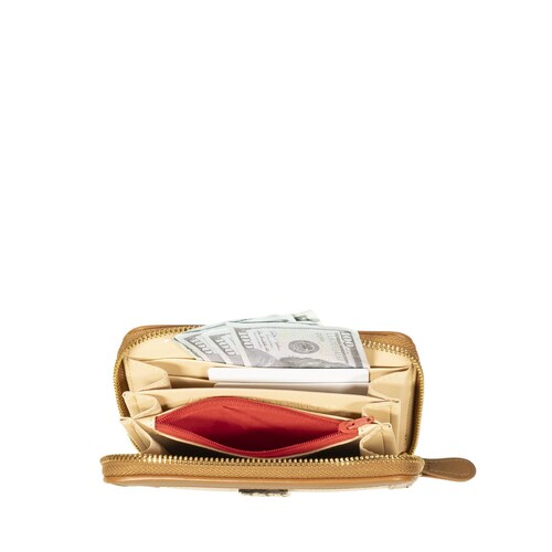 Cartera Mediana Cloe Para Mujer compartimentos para billetes