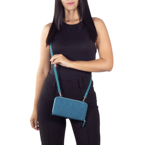 Cartera Cloe Para Mujer Cierre simple Doble Función
