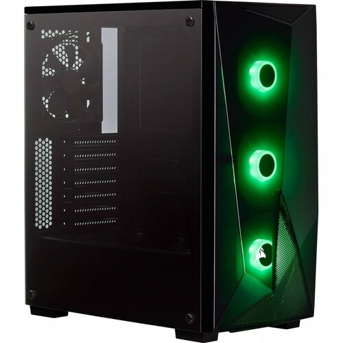 Gabinete Rgb Corsair Atx Spec-delta Ventiladores Rgb Cristal