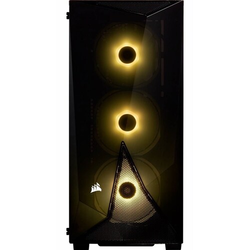 Gabinete Rgb Corsair Atx Spec-delta Ventiladores Rgb Cristal
