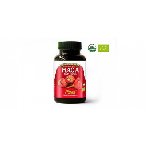 Amazon Andes - Cápsulas De Raíz De Maca Roja Gelatinizada