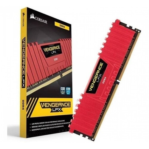 Memoria Ram Ddr4 8gb Corsair Vengeance Lpx 2400 Mhz Rojo /vc