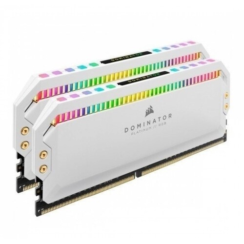 Memoria Ram 16gb 2x 8gb Corsair Rgb White Ddr4 3200mhz