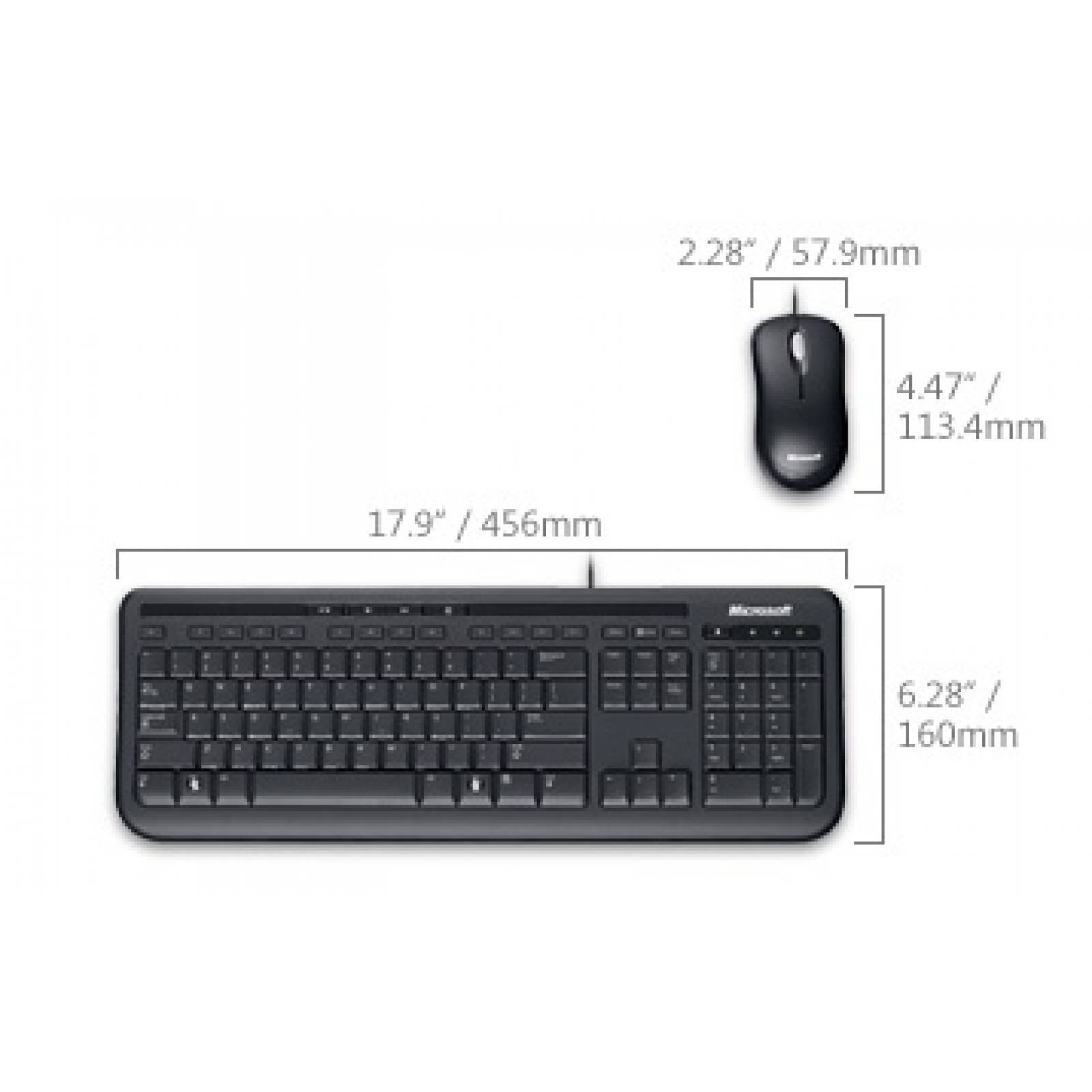 Teclado microsoft wired discount 400