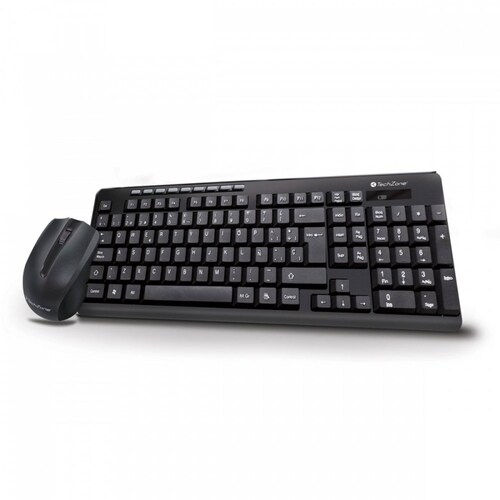 Kit de teclado y mouse TECHZONE TZ16COMB01-INA - 104 teclas,