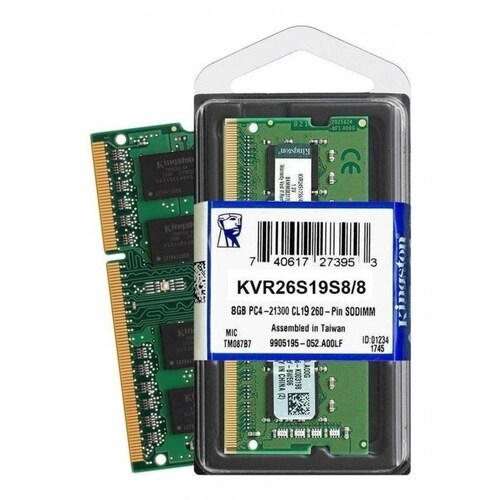 Memoria Ram Ddr4 8gb 2666mhz Laptop Sodimm Kingston